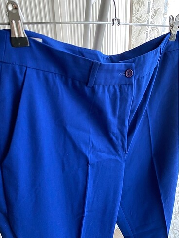 Tuğba&Venn saks mavisi kumaş pantolon