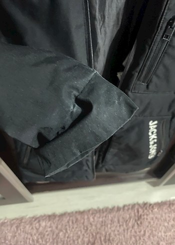 Jack & Jones Erkek Çocuk Gri Fermuarlı Ceket - Görsel 7