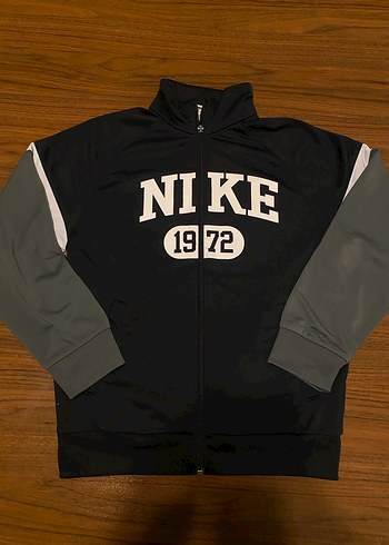 Orjinal Erkek Çocuk Siyah Nike Fermuarlı Sweatshirt - Görsel 2