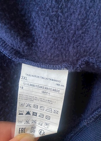 Erkek Çocuk Lacivert Kapüşonlu Fermuarlı Sweatshirt - Görsel 4