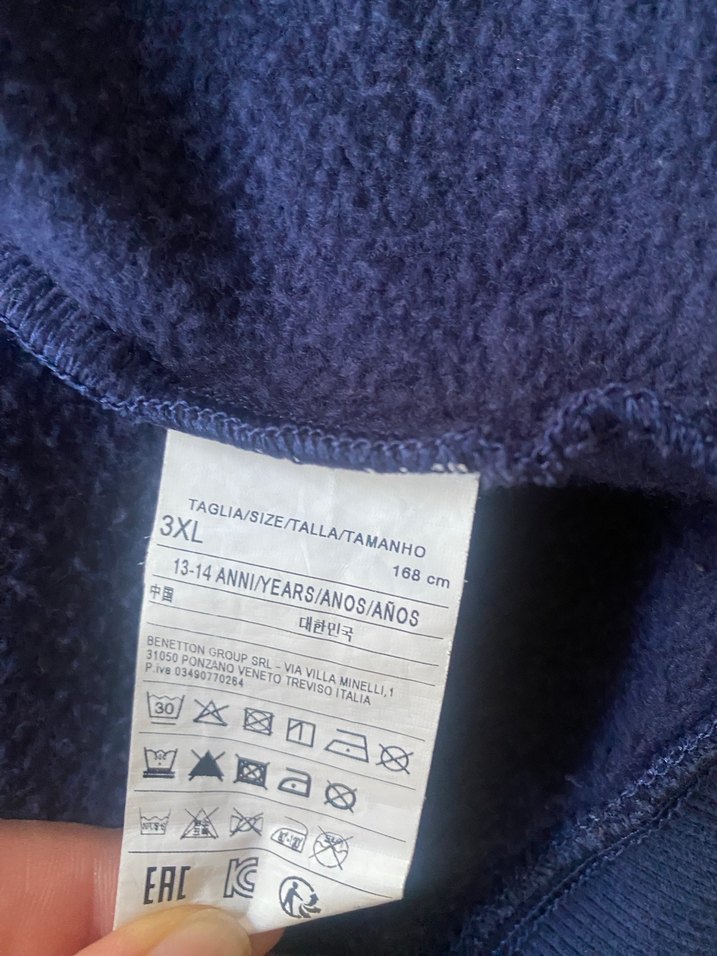 Erkek Çocuk Lacivert Kapüşonlu Fermuarlı Sweatshirt - Görsel 4