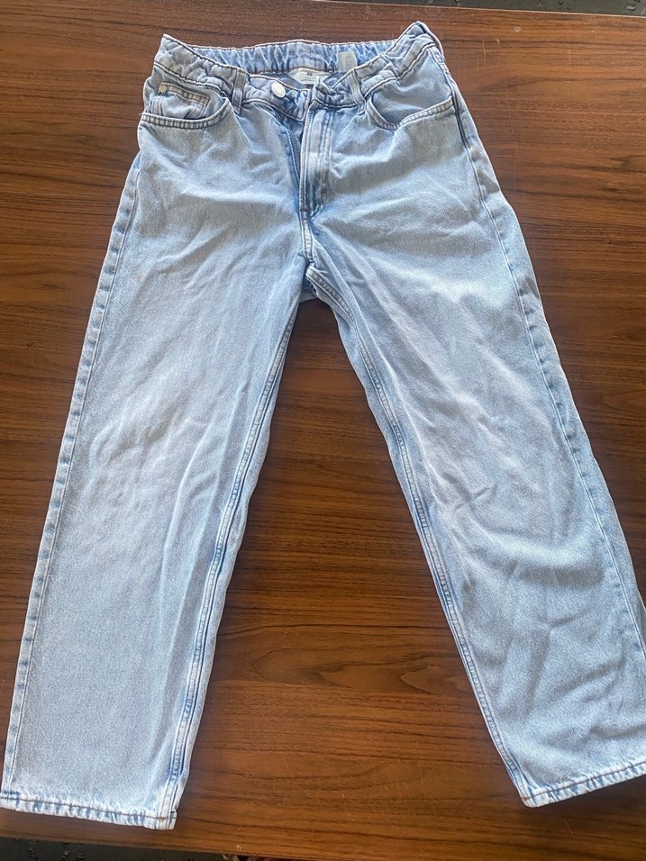 Mavi Loose Fit Denim Pantolon H&M - Görsel 4