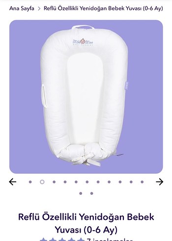 Reflü Özellikli Yenidoğan Bebek Yuvasi (0-6 Ay) - Görsel 2