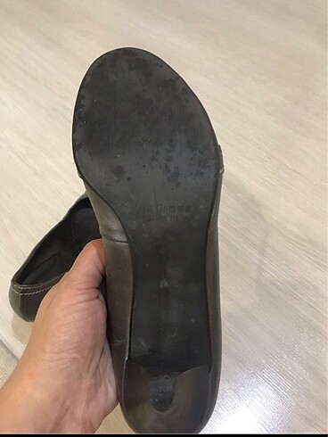 Deri topuklu ayakkabi - Görsel 6