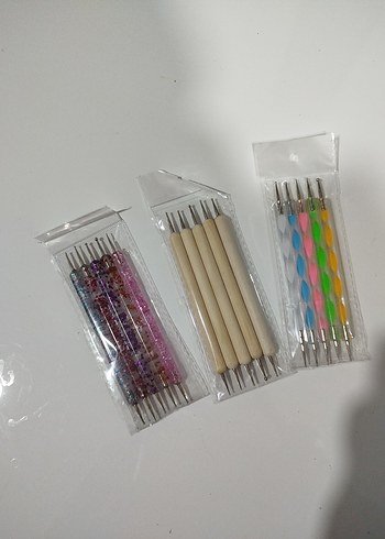 Renkli Tırnak Tasarım Kalem Seti - Görsel 4