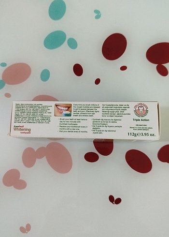 Eurofresh Beyazlatıcı Diş Macunu Triple Action - Görsel 2