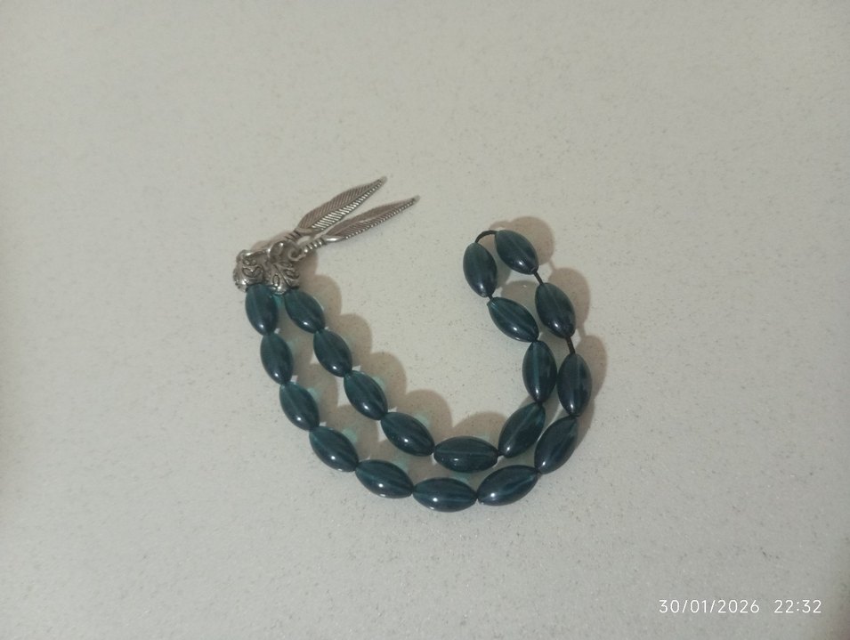 Erkek Bohem Turkuaz Tesbih - Görsel 2