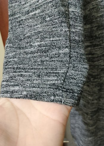 xxl Beden Gri Uzun Kollu Triko Midi Elbise