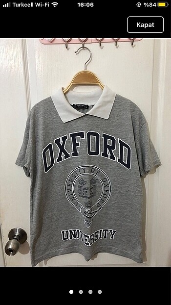 Oxford Yazılı T-shirt