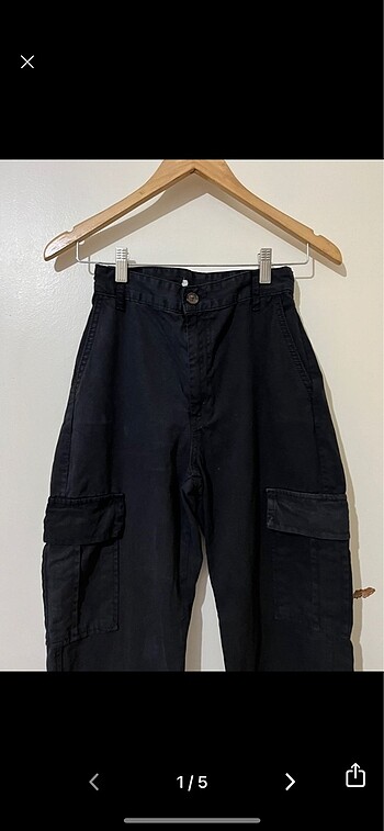 Lc Waikiki Siyah Kargo Pantolon
