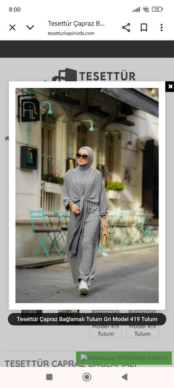 Gri Uzun Kadın Robası - Görsel 2