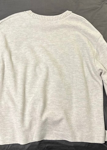 Gri Basic Kadın  Kazak - Görsel 2