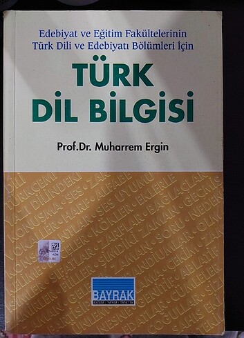 Türk Dil bilgisi muharrem ergin
