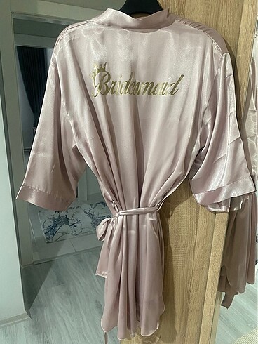 Bridesmaid 2 adet sabahlık