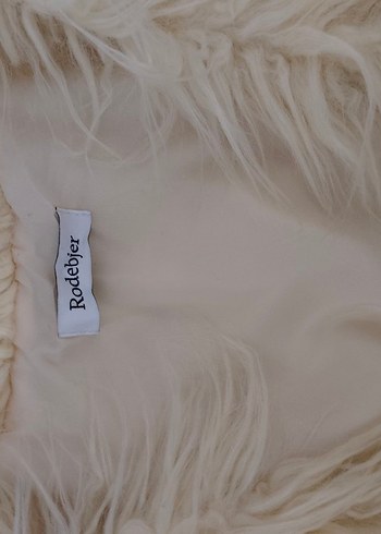 Beyaz Kürklü Midi Kadın Bolero - Görsel 3