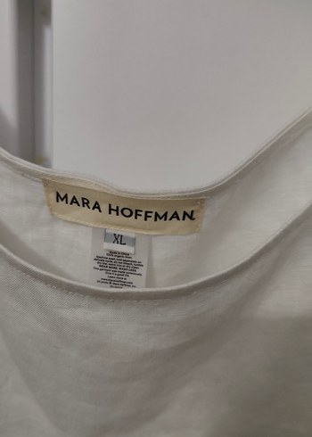 Beyaz Keten Kadın Bluz, Salaş Kesim - Görsel 2