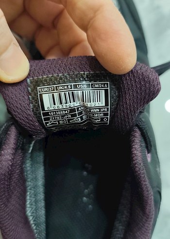 Mor Bağcıklı  Spor Ayakkabı - Görsel 3