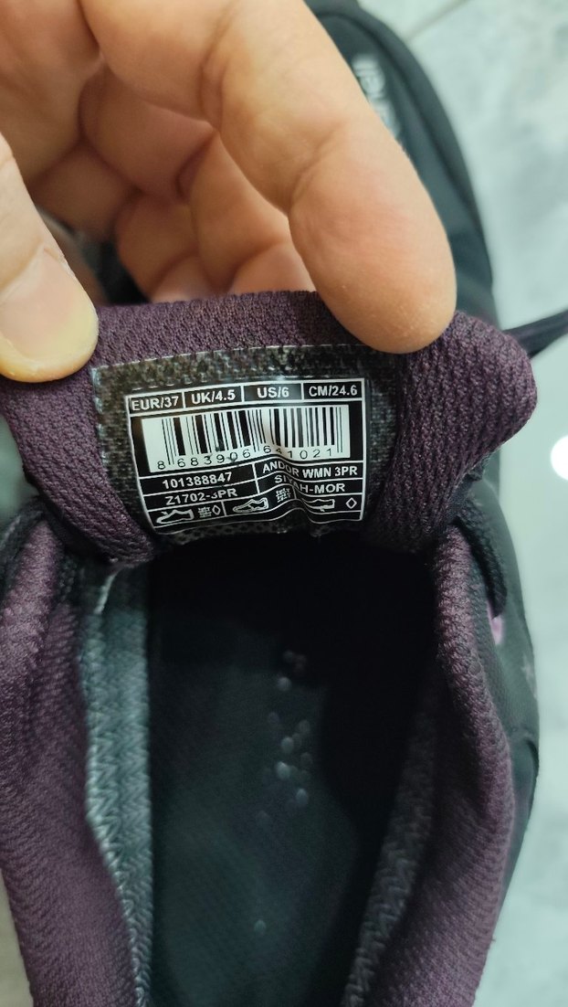 Mor Bağcıklı  Spor Ayakkabı - Görsel 3