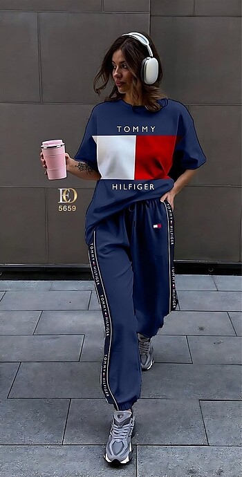38 Beden çeşitli Renk Tommy Hilfiger Bayan Eşofman Takım