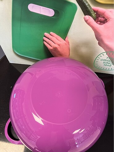 Beden mor Renk Tupperware miksim 10 litre saklama kabı