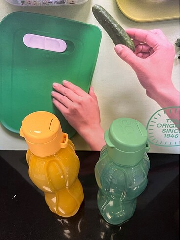 Beden Tupperware eko şişe 500ml 2 li set