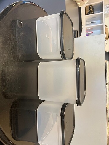 Beden siyah Renk Tupperware modüler bakliyat seti