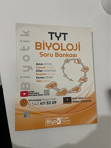 Tyt biyoloji biyotik soru bankası