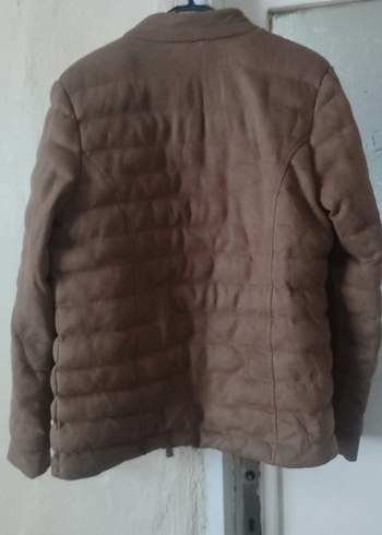 Erkek Kahverengi Süet Fermuarlı Ceket - Görsel 5