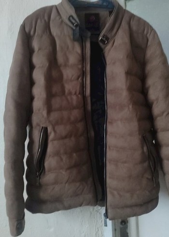 Erkek Kahverengi Süet Fermuarlı Ceket - Görsel 2