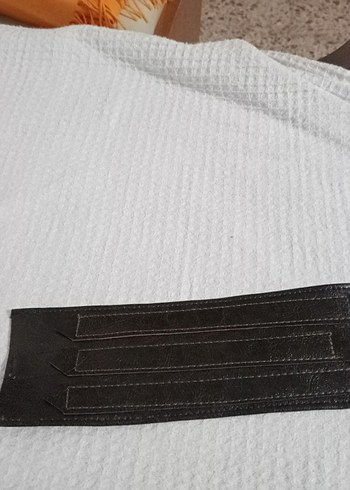 Siyah Minimalist Gotik Erkek Bileklik - Görsel 4