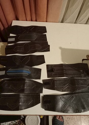 Siyah Gri Minimalist Erkek Biker Bileklik - Görsel 3