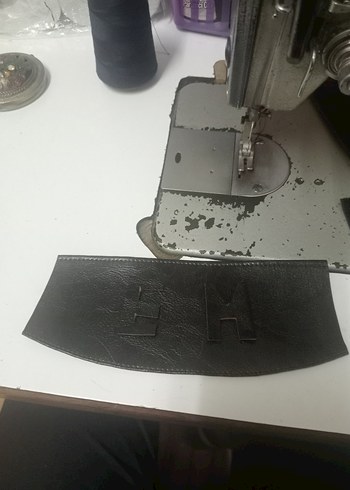 Siyah Gri Minimalist Erkek Biker Bileklik - Görsel 2