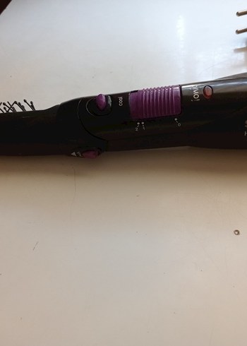 Mor renkli iyonik saç şekillendirici fırça - Görsel 4