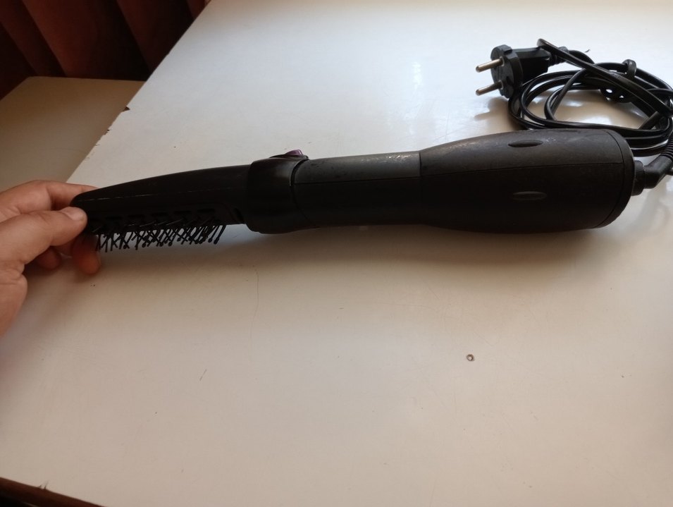 Mor renkli iyonik saç şekillendirici fırça - Görsel 2