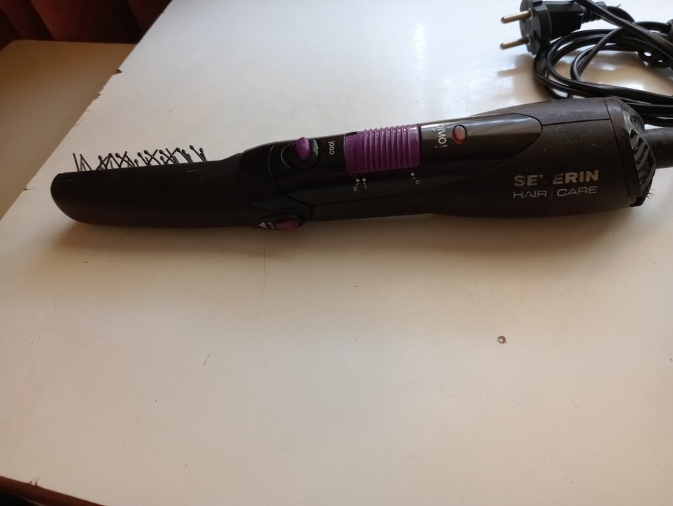 Mor renkli iyonik saç şekillendirici fırça - Görsel 4