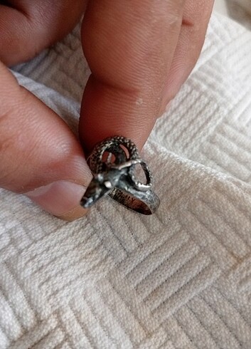 Antika gümüş yüzük - Görsel 2