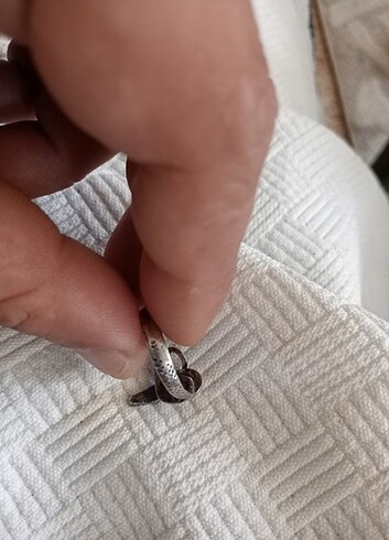 Antika gümüş yüzük - Görsel 5