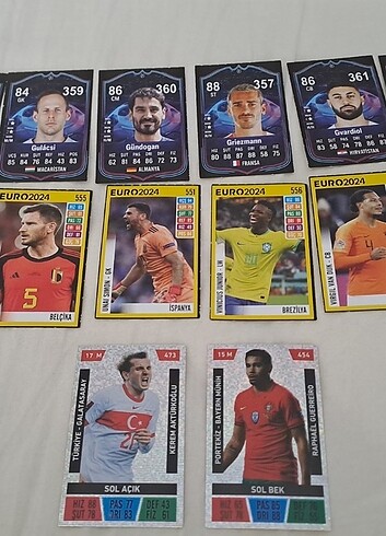 EURO 2024 FUTBOLCU OYUN KARTLARI 14 ADET