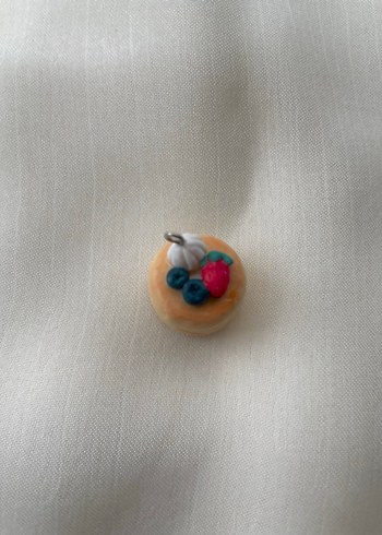 pancake charm/kolye ucu - Görsel 2