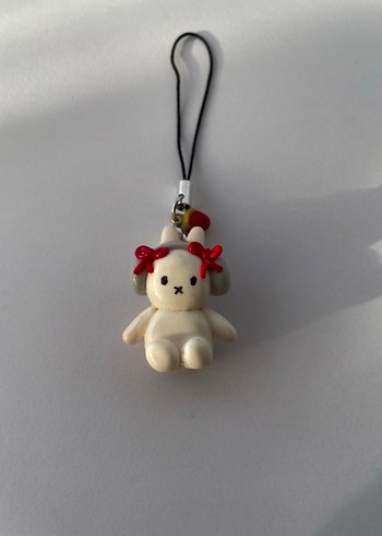 Renkli tavşan telefon askısı - Görsel 2