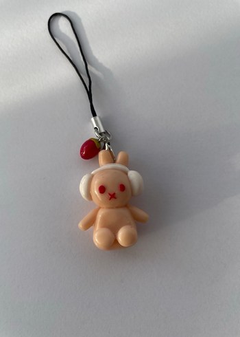 Renkli tavşan telefon askısı - Görsel 3