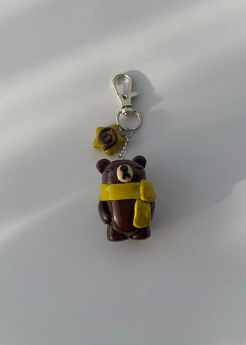 atkılı ayıcık çanta aksesuarı   - Görsel 3