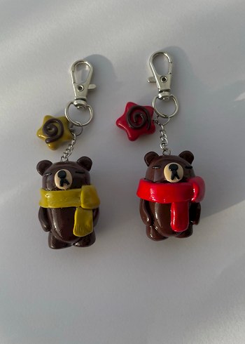 atkılı ayıcık çanta aksesuarı   - Görsel 6