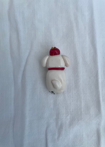 Elmalı Beyaz Köpek Telefon Aksesuarı - Görsel 2