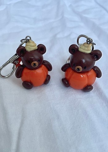 Bal Kabağı Ayıcık Anahtarlık - Görsel 3