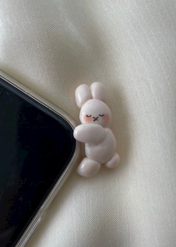 minik tavşan telefon aksesuarları - Görsel 2