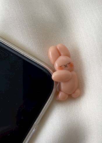 minik tavşan telefon aksesuarları - Görsel 5