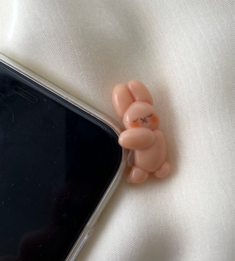 minik tavşan telefon aksesuarları - Görsel 5