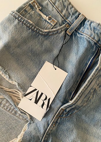 Zara denim şort - Görsel 5