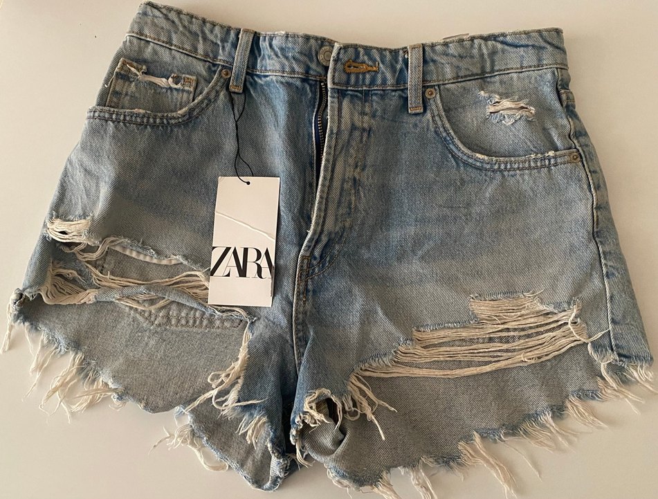 Zara denim şort - Görsel 4